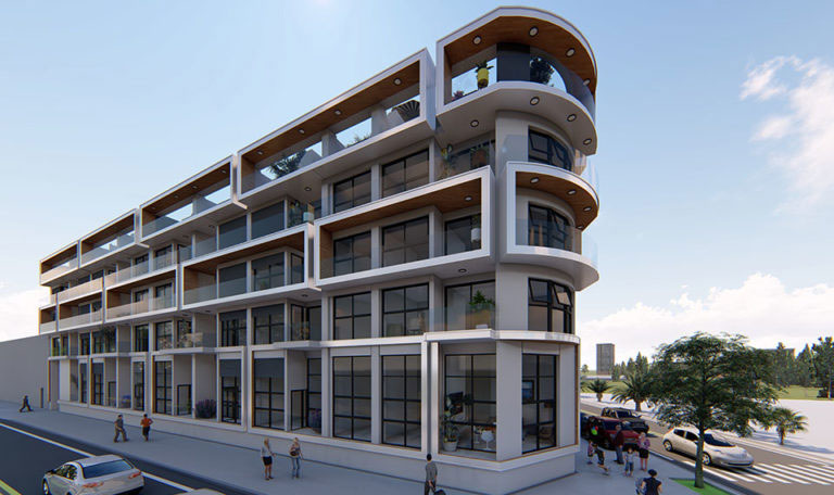 Conjunto residencial diseñado por el estudio de arquitectura Perez-Guerras